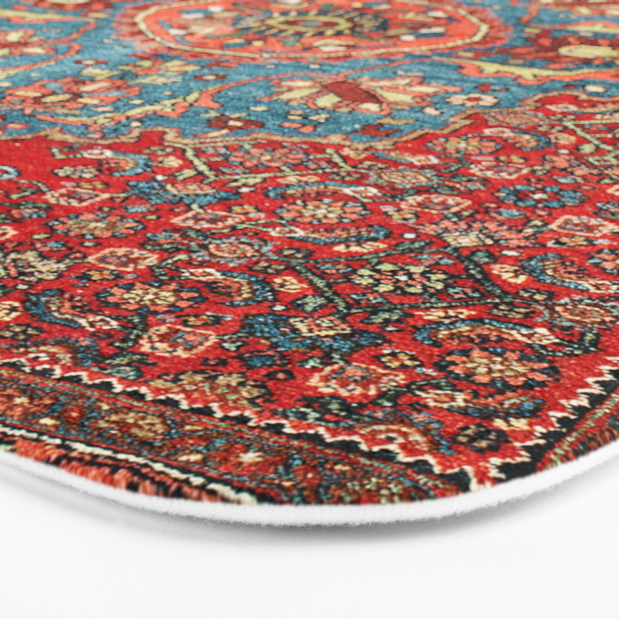 Bidjar Antique Kurdish Northwest Persian Rug Print Bath Mat Gallery Image 3