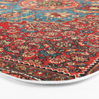 Bidjar Antique Kurdish Northwest Persian Rug Print Bath Mat Gallery Image 3