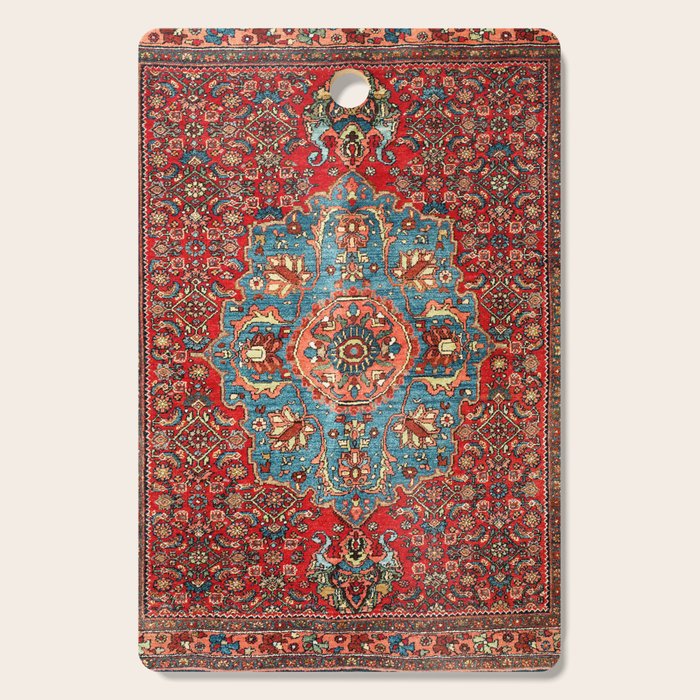 Bidjar Antique Kurdish Northwest Persian Rug Print Cutting Board Gallery Image 1