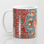 Bidjar Antique Kurdish Northwest Persian Rug Print Coffee Mug Gallery Image 3
