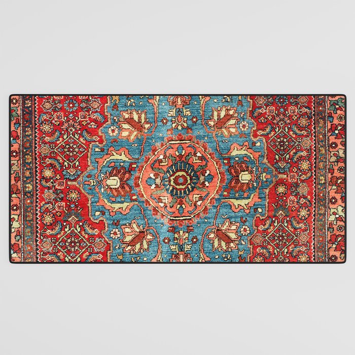 Bidjar Antique Kurdish Northwest Persian Rug Print Desk Mat Gallery Image 3