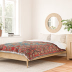 Bidjar Antique Kurdish Northwest Persian Rug Print Duvet Cover Gallery Image 2