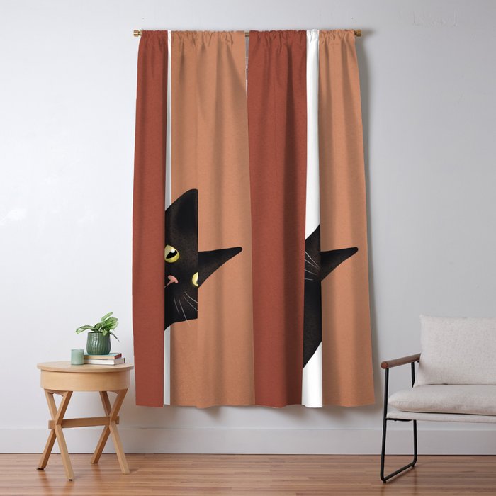 Peeking In Window Curtain Gallery Image 1