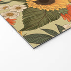 Sunflowers - Tranquill Green Welcome Mat Gallery Image 2