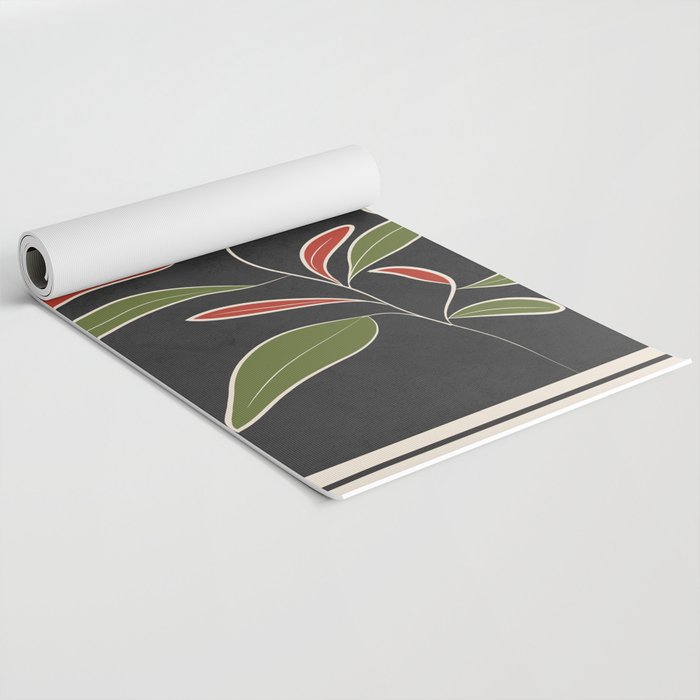 Abstract Plant 01 Yoga Mat Gallery Image 2
