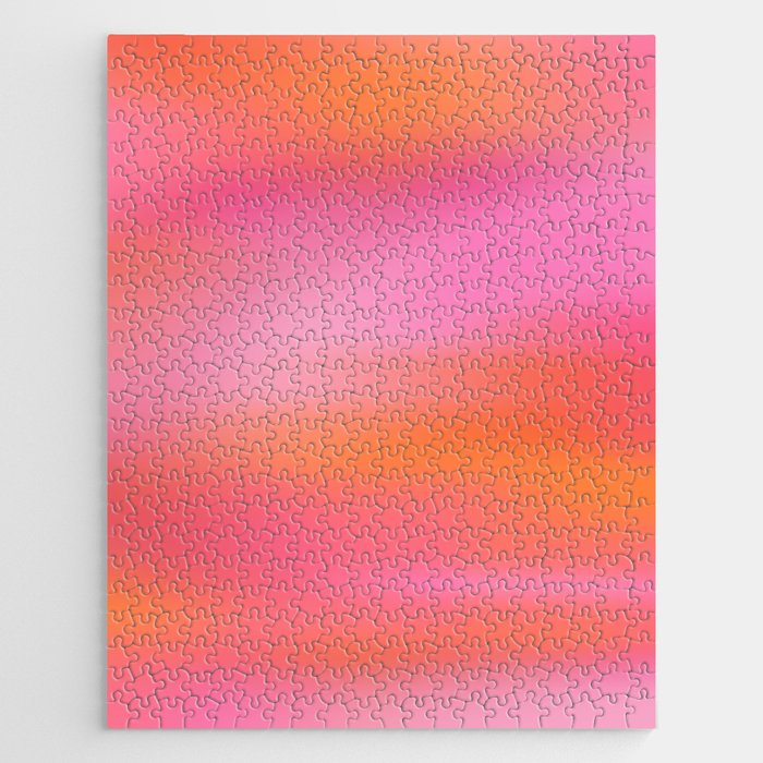 Pink and. Orange gradient colours inspiration Jigsaw Puzzle Gallery Image 1