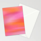 Pink and. Orange gradient colours inspiration Stationery Card Gallery Image 2