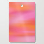Pink and. Orange gradient colours inspiration Cutting Board Gallery Image 1