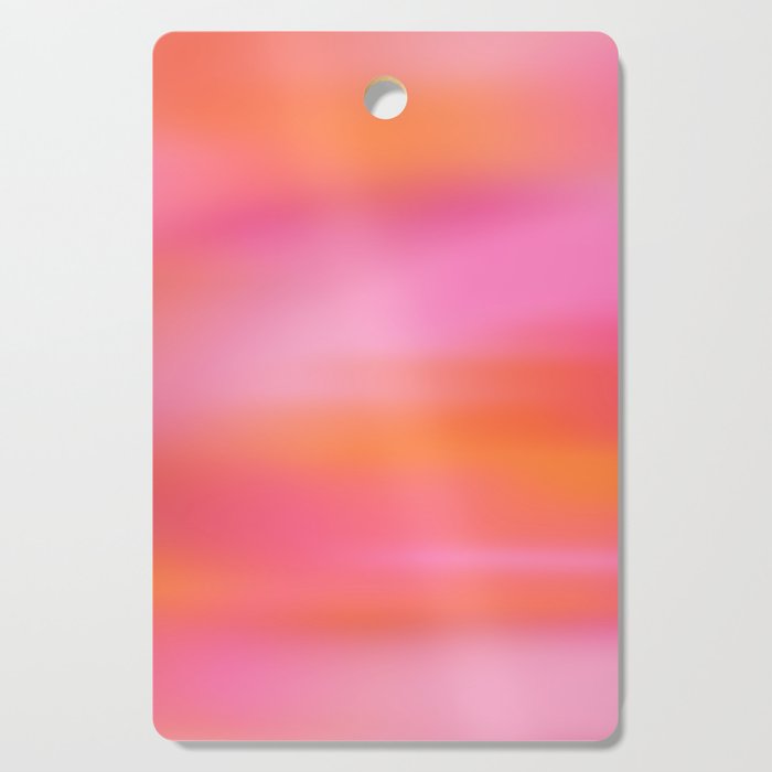 Pink and. Orange gradient colours inspiration Cutting Board Gallery Image 1
