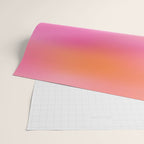 Pink and. Orange gradient colours inspiration Wrapping Paper Gallery Image 2