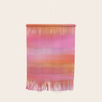 Pink and. Orange gradient colours inspiration Wall Hanging Gallery Image 1
