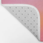 Pink and. Orange gradient colours inspiration Bath Mat Gallery Image 2