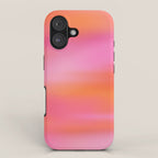 Pink and. Orange gradient colours inspiration iPhone Case Gallery Image 1