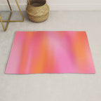 Pink and. Orange gradient colours inspiration Rug Gallery Image 1