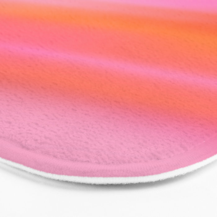 Pink and. Orange gradient colours inspiration Bath Mat Gallery Image 3