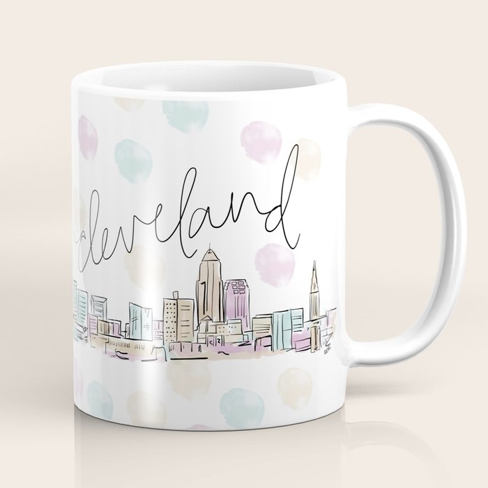 Cleveland Skyline RER Coffee Mug Gallery Image 1