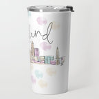 Cleveland Skyline RER Travel Mug Gallery Image 2
