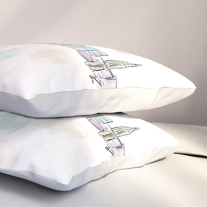 Cleveland Skyline RER Pillow Sham Gallery Image 3