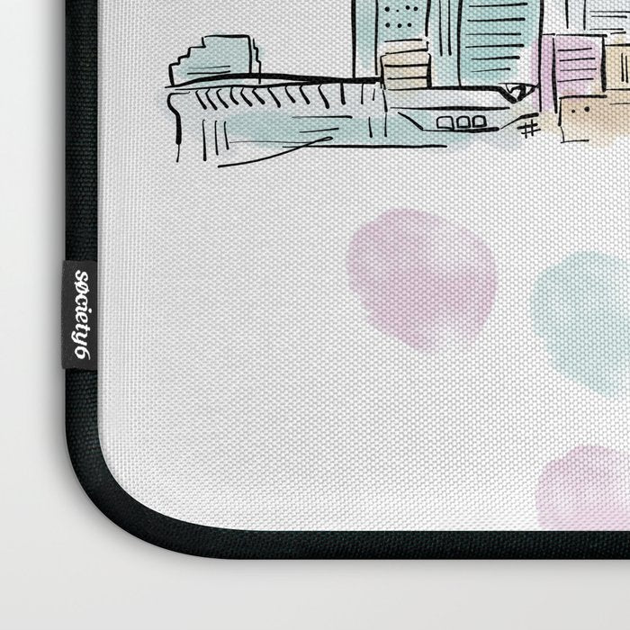 Cleveland Skyline RER Laptop Sleeve Gallery Image 3