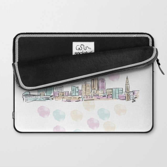 Cleveland Skyline RER Laptop Sleeve Gallery Image 2