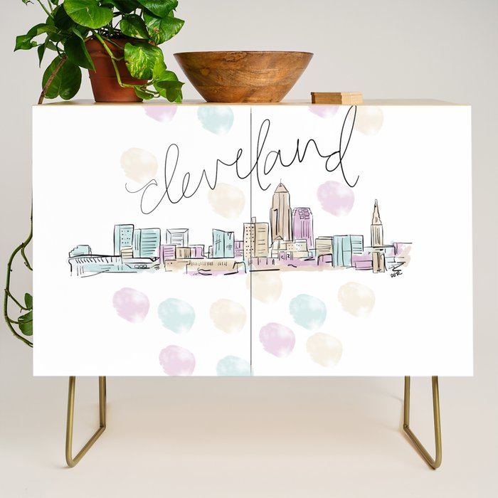 Cleveland Skyline RER Credenza Gallery Image 1
