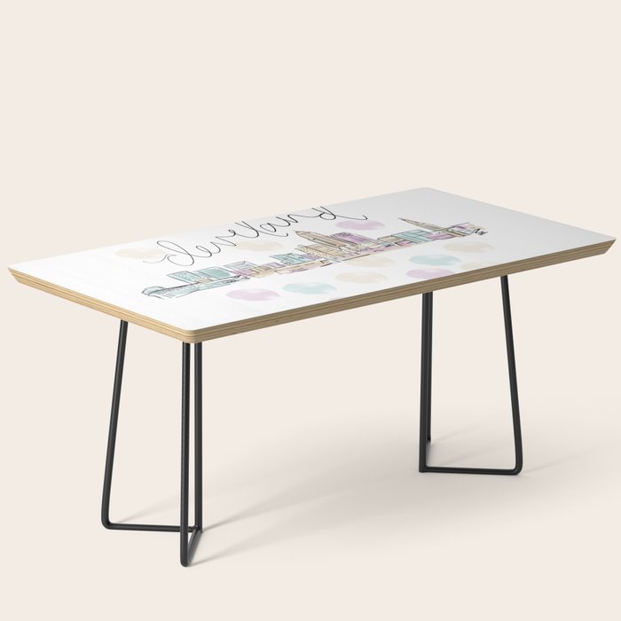 Cleveland Skyline RER Coffee Table Gallery Image 1
