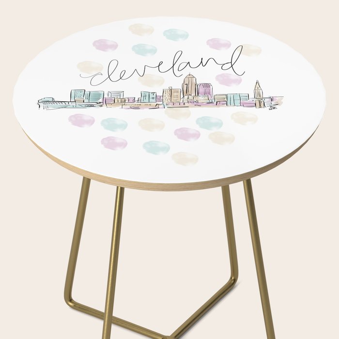 Cleveland Skyline RER Side Table Gallery Image 2