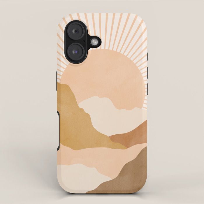 Warm Color Hills iPhone Case Gallery Image 1