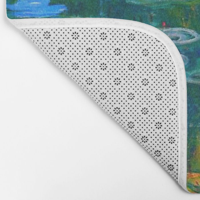 Claude Monet Water Lilies, Monet Nymphéas Bath Mat Gallery Image 2
