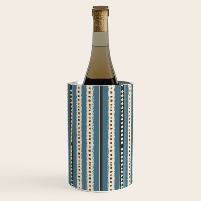 Vintage Woven Stripe - Cozy Heirloom Wine Chiller Gallery Image 1