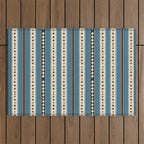Vintage Woven Stripe - Cozy Heirloom Outdoor Rug Gallery Image 1
