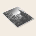 Mountain Lake Forest Black and White Nature Photography Notebook Gallery Image 3