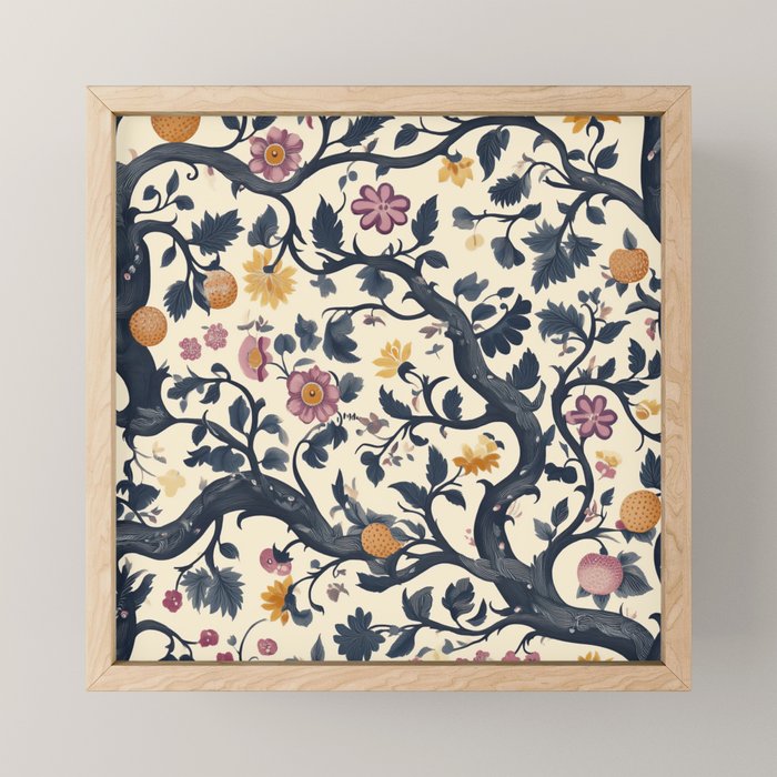 Romantic Botanica Autumn Whimsy Mini Art Print Gallery Image 1