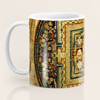 Gold Buddhist Psychedelic Mandala Coffee Mug Gallery Image 3