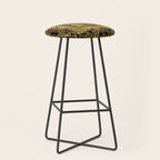 Gold Buddhist Psychedelic Mandala Stool Gallery Image 1