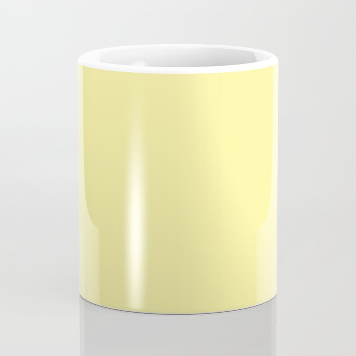 Simply Pastel Yellow Coffee Mug Gallery Image 4