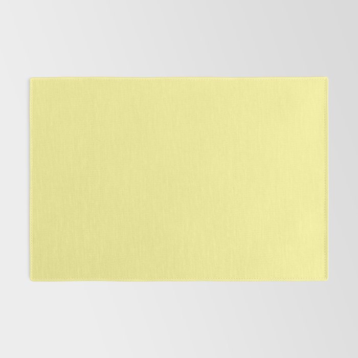 Simply Pastel Yellow Rug Gallery Image 2