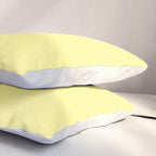 Simply Pastel Yellow Pillow Sham Gallery Image 3