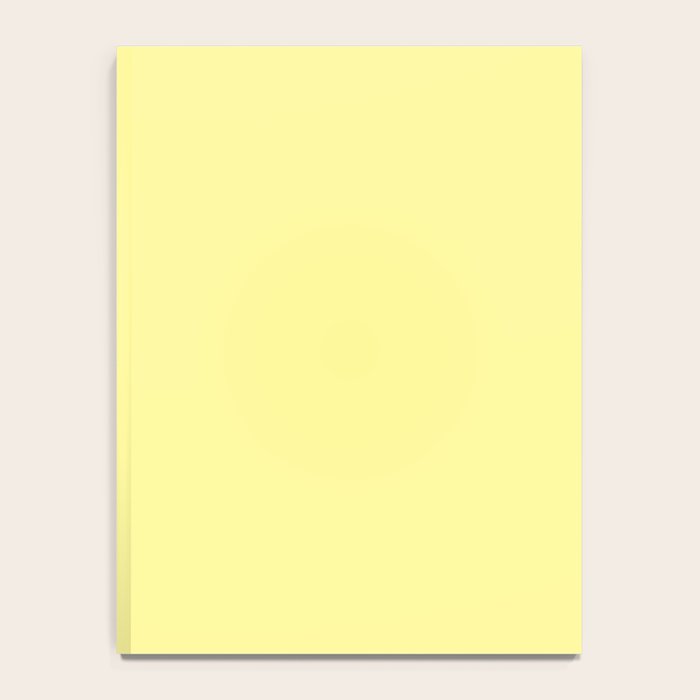 Simply Pastel Yellow Notebook Gallery Image 4