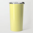 Simply Pastel Yellow Travel Mug Gallery Image 2