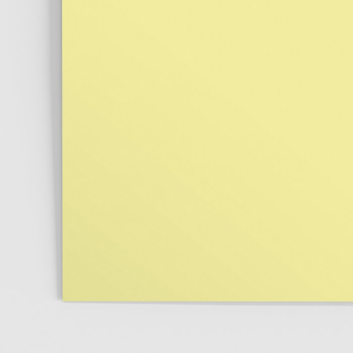 Simply Pastel Yellow Poster Gallery Image 3