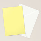 Simply Pastel Yellow Stationery Card Gallery Image 2