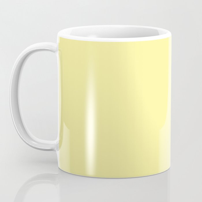 Simply Pastel Yellow Coffee Mug Gallery Image 3