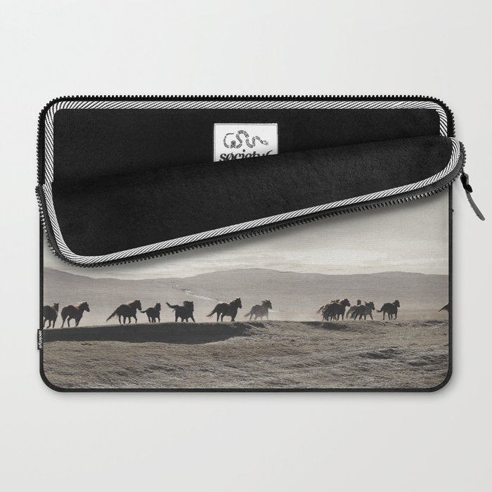 Horses on the Dunes Laptop Sleeve Gallery Image 2