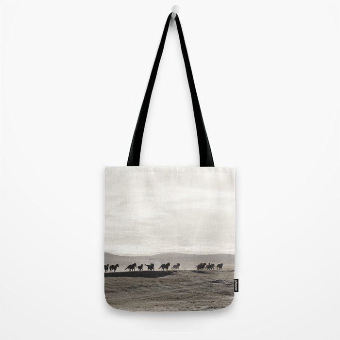 Horses on the Dunes Tote Bag Gallery Image 2