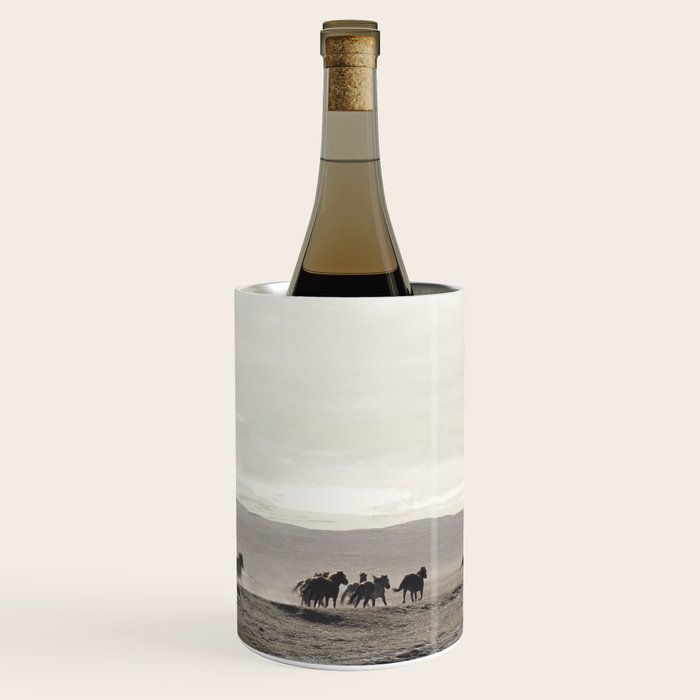 Horses on the Dunes Wine Chiller Gallery Image 3