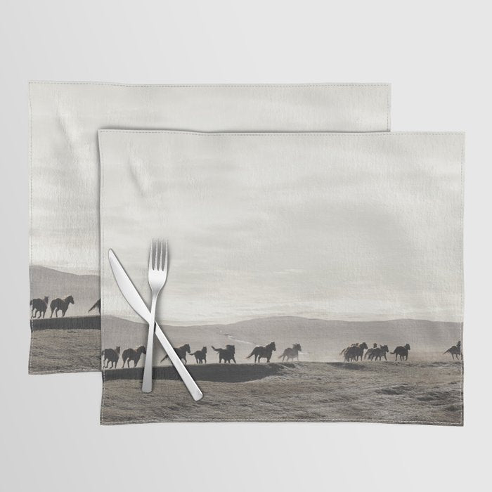 Horses on the Dunes Placemat Gallery Image 1