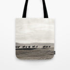 Horses on the Dunes Tote Bag Gallery Image 1