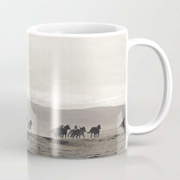 Horses on the Dunes Coffee Mug Gallery Image 1
