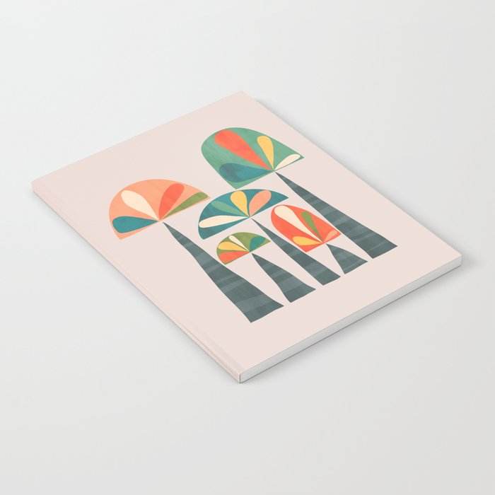 Quirky retro palm trees Notebook Gallery Image 2